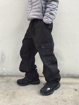Slick Cargo Fleece Wide Pants 4C