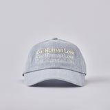 キャットヒューマンラブスリーラインピグメントボールキャップ / LIGHT BLUE