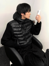 Romtel Dark Black Lightweight Padding + Black Knit