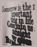 (UNISEX) Lettering Knit Short Sleeve