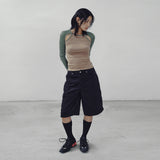 Groove pocket half pants