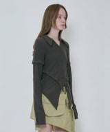4WAY BUTTON KNIT SHIRT