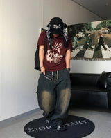 TC Patch Work Banding Denim Pants (3C)