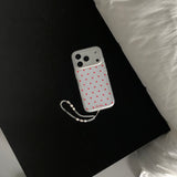 (반투명) red dot phone case