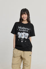 [SAKURA EDITION]マルチーズ アーカイブ ハーフ スリーブ Tシャツ