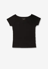 Noir Lace Slash Tee