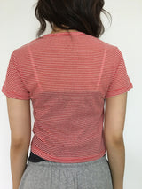 Striped mini cardigan (4color)