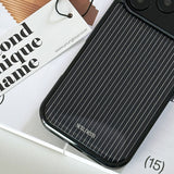 SUN CASE GRAPHIC STRIPE BLACK