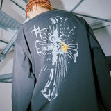 ネオゴシッククロスロングスリーブTシャツ