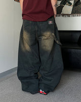 TC Patch Work Banding Denim Pants (3C)