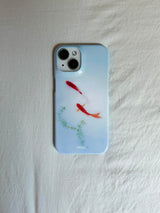 [lychee wave koi goldfish hard case]