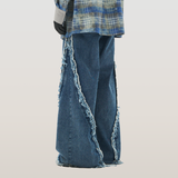 RELABEL 23AW Split Big Destroyed Wash Jeans