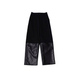 フェイクレザースウィッチングパンツ