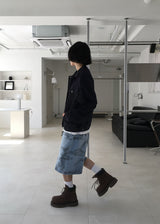 CAMO HALF BERMUDA PANTS