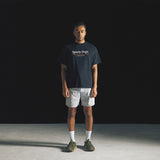 Sports Dept Line Logo T-shirt - Black