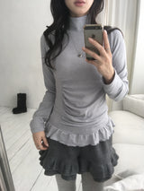 Angora Shirring Polar Tee
