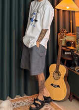 [ VirStyle Original ] INKKI Canvas Carpenter Shorts 4COLOR