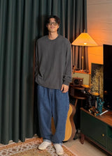 Pigment Solid Long-Sleeve 5COLOR