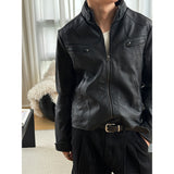 [PROMOTION] レザージッパーバイカーショートジャケット (2SIZE)