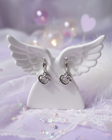 [VIVIZ ウナ Piercing] プレッツェル ハギーズ ピアス - Silver Color