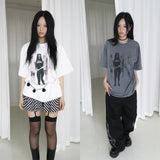 COVEN Tシャツ (WHITE / CHARCOAL)