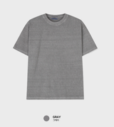 Look Taper Heavy Pigment Semi Cropped Plain Short Sleeve