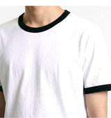 エッセンシャルスタンダード半袖リンガーTシャツ ホワイト