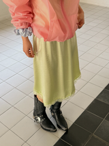  satin lace skirt 