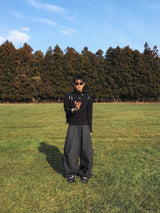 ベローストリッピードデニムパンツ