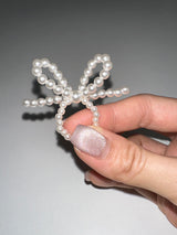 Pearl ribbon ring