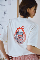 26SS★ポケット ラブ キャット ショートスリーブ Tシャツ