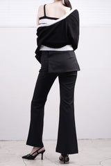 Lofi Wrap Layered Slacks