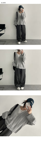 Chien Carpenter Cotton Wide Pants