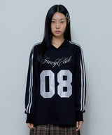 NUMBERING FOOTBALL JERSEY (BLACK)_F24ZB064