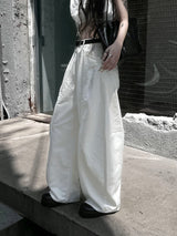 cut-line volume-up wide pants