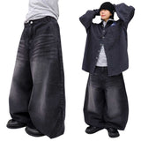 Real Big Balloon Snap Denim Pants