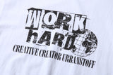 Vintage Workhard Tee (White)