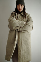 Oversized puffer coat, Khaki