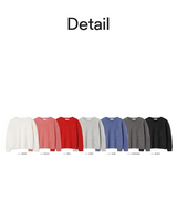 [Unisex]アンゴララウンドネックニット(7color)