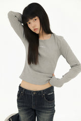 ミニロゴTシャツ グレー