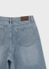 [B-DENIM] LIGHT WASHING WIDE JEANS 054