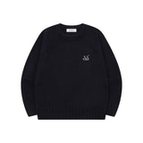 MONE RAGLAN R-NECK KNIT (4Color)