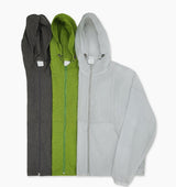 Rainy Square Hooded Zip-Up