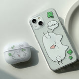 スマイルラッキーキャットフォーンケース