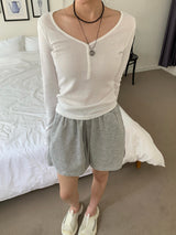 Air Circulator Cotton Easy Sweat Shorts (3c)