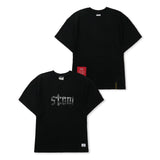 Tiger Camouflage STGM Semi-oversized T-shirts Black 