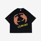 PEANUT STAIN - ワッツユアサインゾディアックジェミニボクシーTシャツ