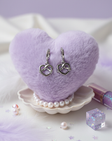 [VIVIZ ウナ Piercing] プレッツェル ハギーズ ピアス - Silver Color