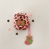 ギャルレオパードエアポッズケース (ピンク, airpods 3)