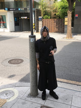No.06 HIC made thin check scarf